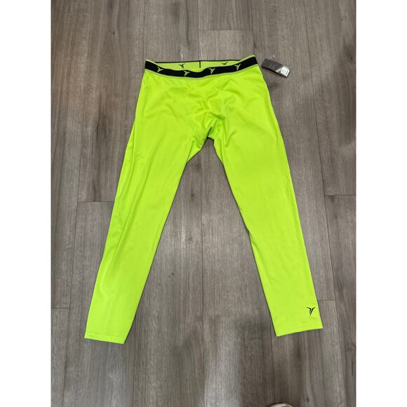 Old Navy Active Go Dry Leggings in Glow Worm Men's Size L - Picture 1 of 9